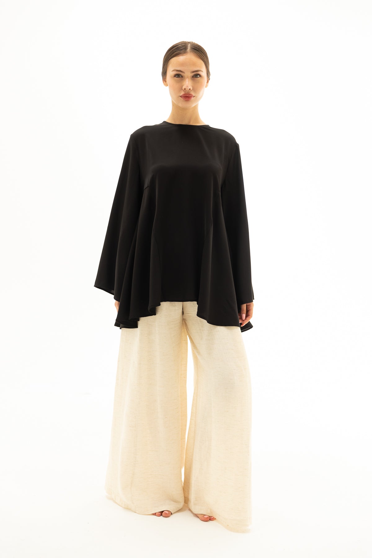 Dubai Krep Kumaş Tunik
