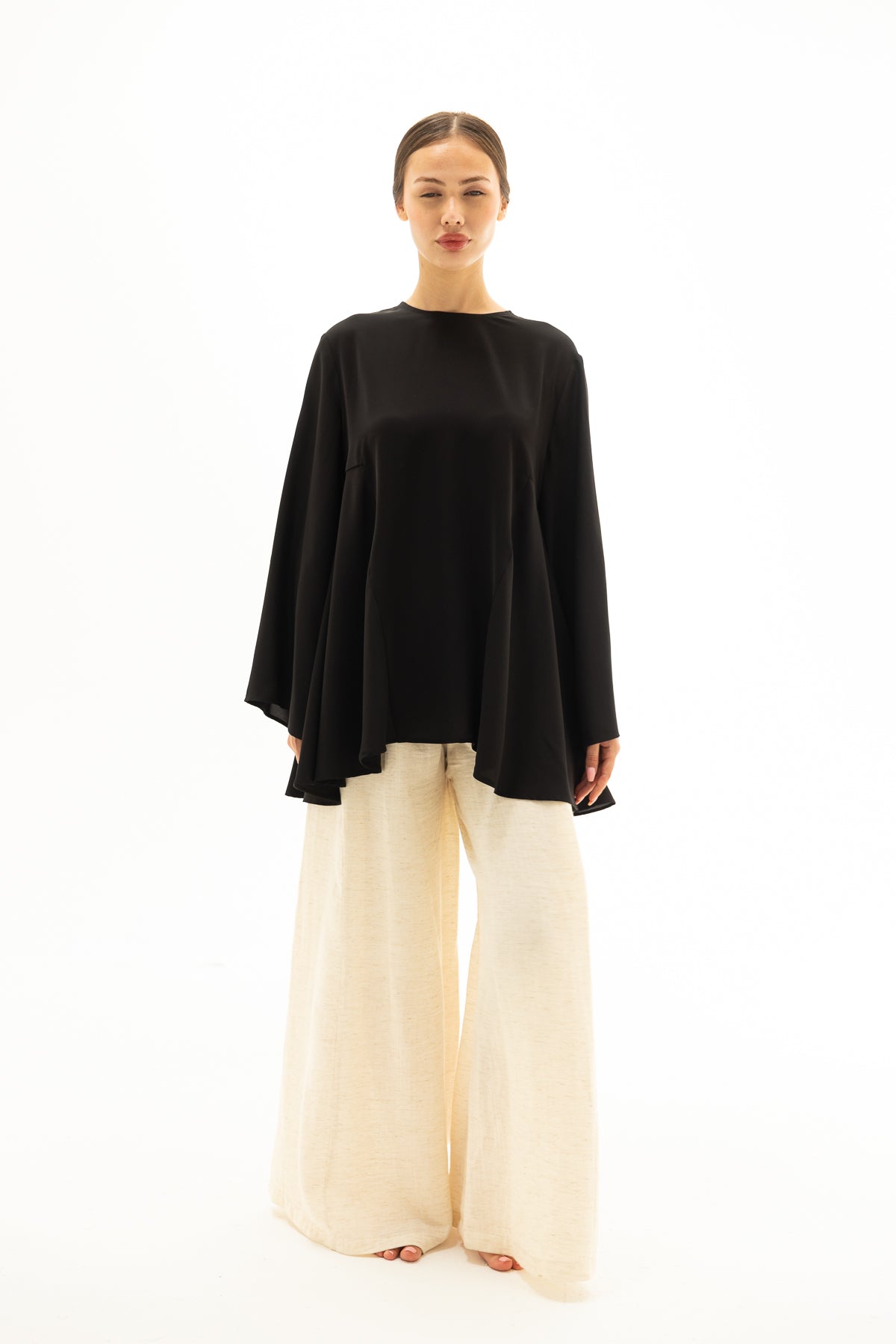 Dubai Krep Kumaş Tunik