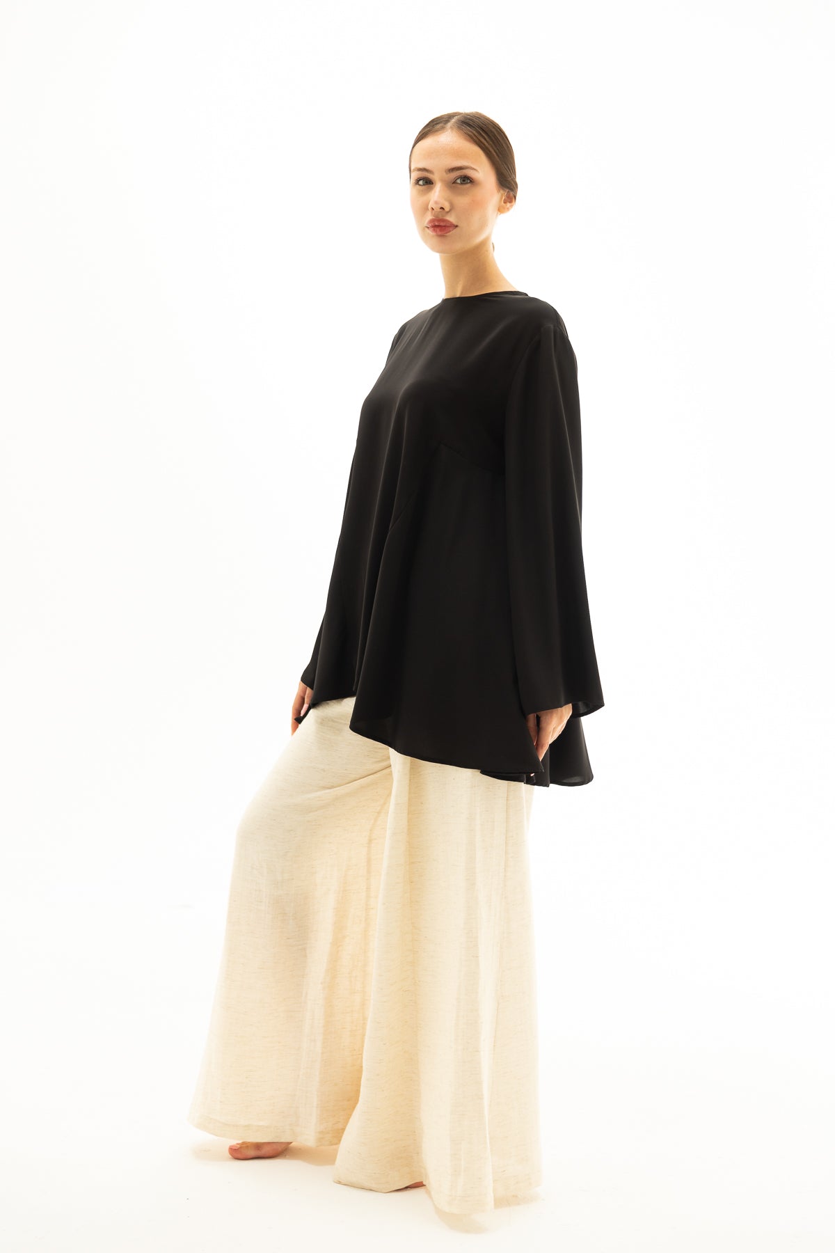 Dubai Krep Kumaş Tunik
