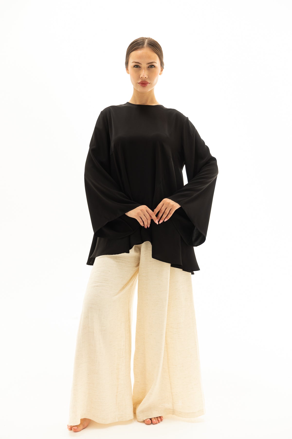 Dubai Krep Kumaş Tunik