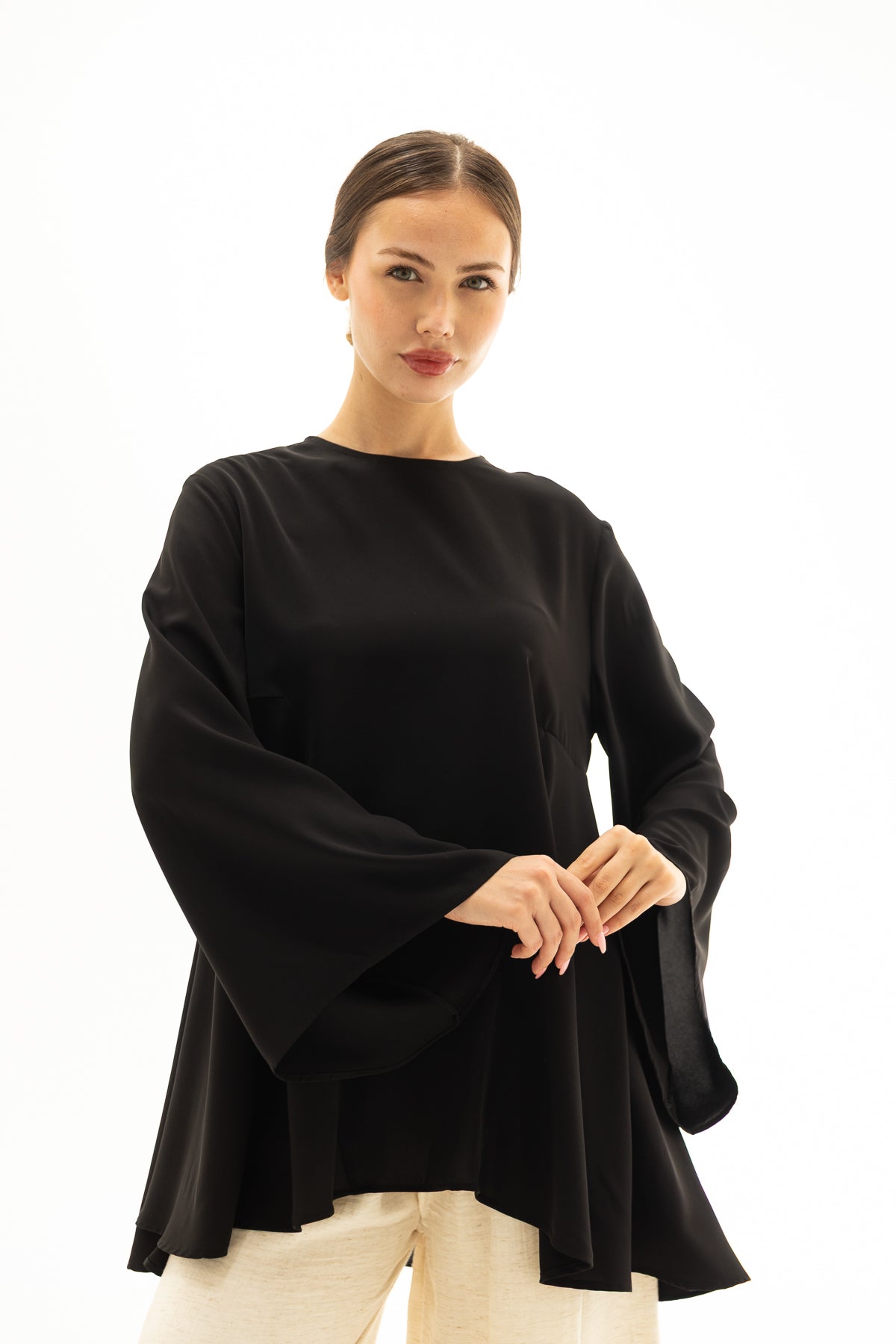 Dubai Krep Kumaş Tunik